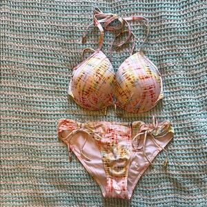 Victoria’s Secret Colorful Bikini Set 32DDD